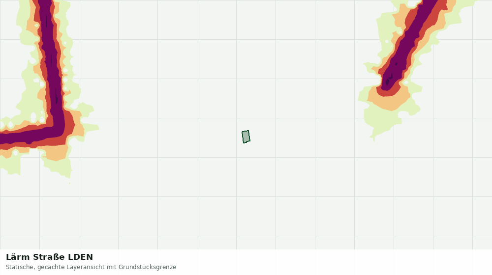 Statische Kartenansicht: Lärm Straße LDEN