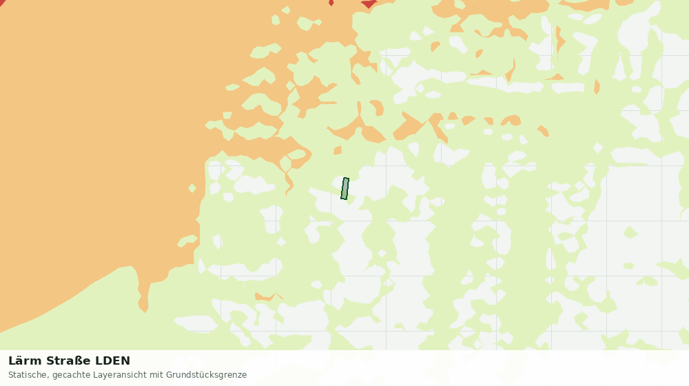 Statische Kartenansicht: Lärm Straße LDEN