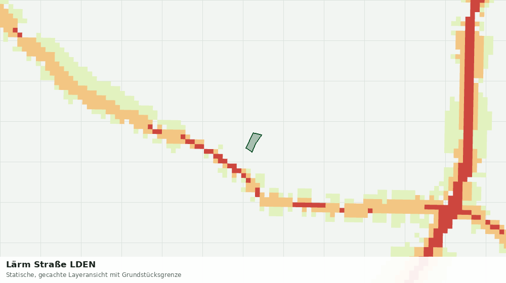 Statische Kartenansicht: Lärm Straße LDEN