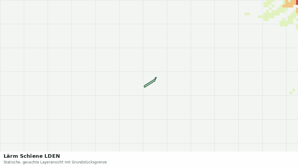 Statische Kartenansicht: Lärm Schiene LDEN