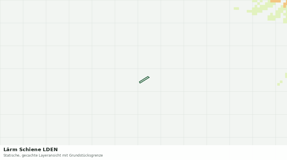 Statische Kartenansicht: Lärm Schiene LDEN