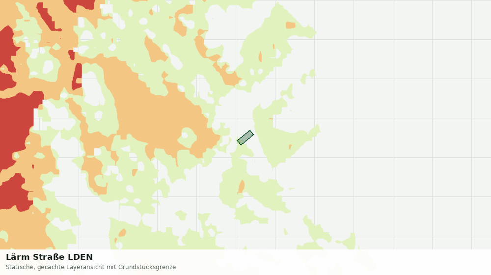 Statische Kartenansicht: Lärm Straße LDEN