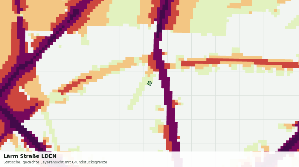 Statische Kartenansicht: Lärm Straße LDEN