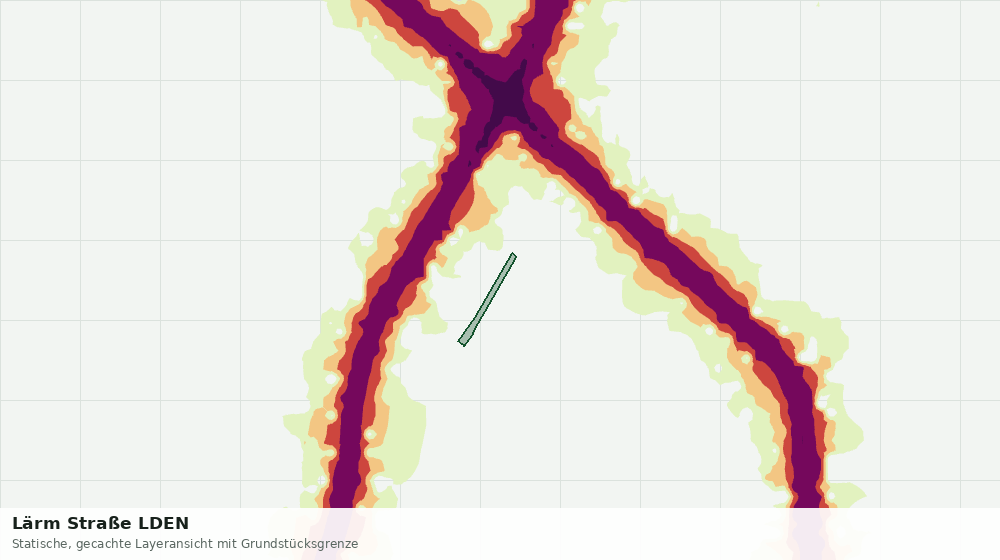 Statische Kartenansicht: Lärm Straße LDEN