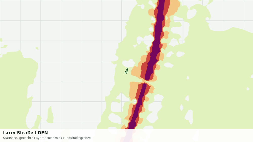 Statische Kartenansicht: Lärm Straße LDEN
