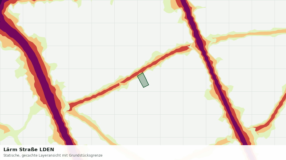 Statische Kartenansicht: Lärm Straße LDEN