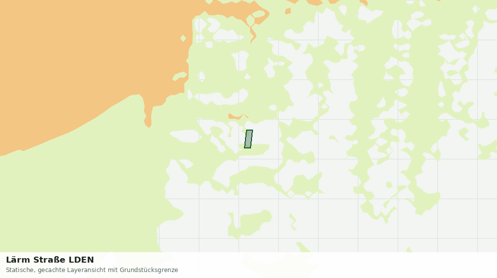 Statische Kartenansicht: Lärm Straße LDEN