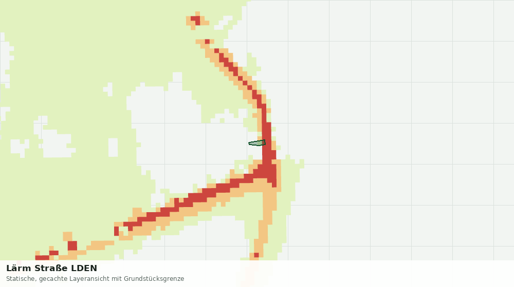 Statische Kartenansicht: Lärm Straße LDEN