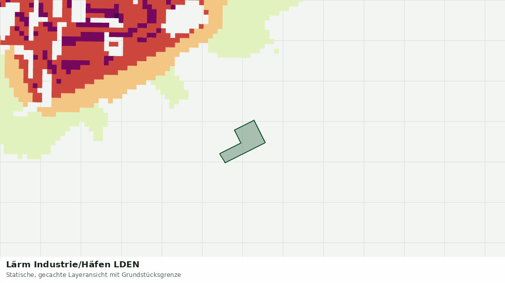 Statische Kartenansicht: Lärm Industrie/Häfen LDEN