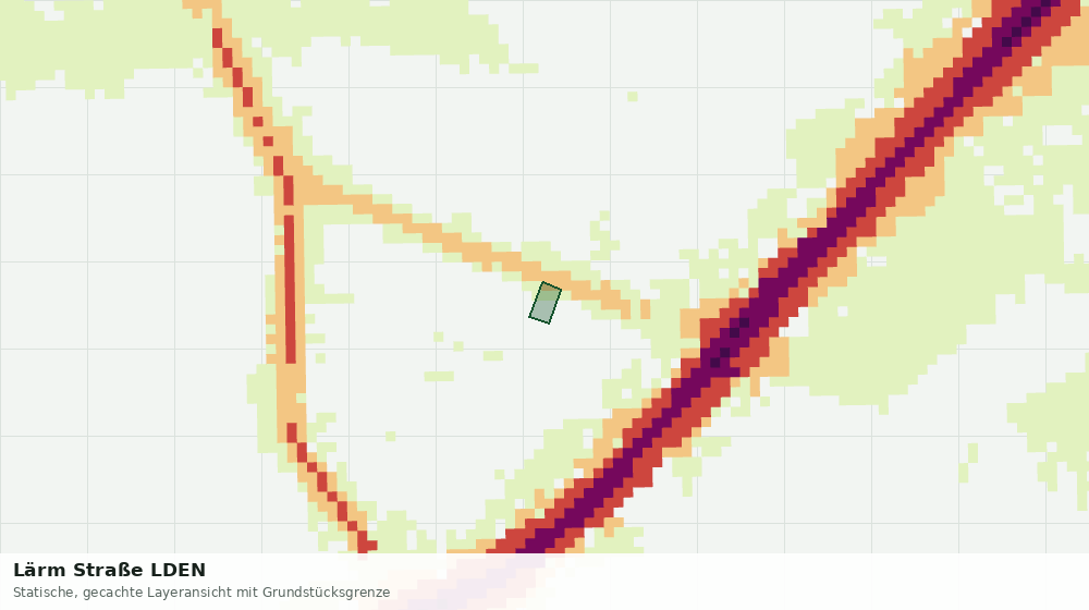 Statische Kartenansicht: Lärm Straße LDEN