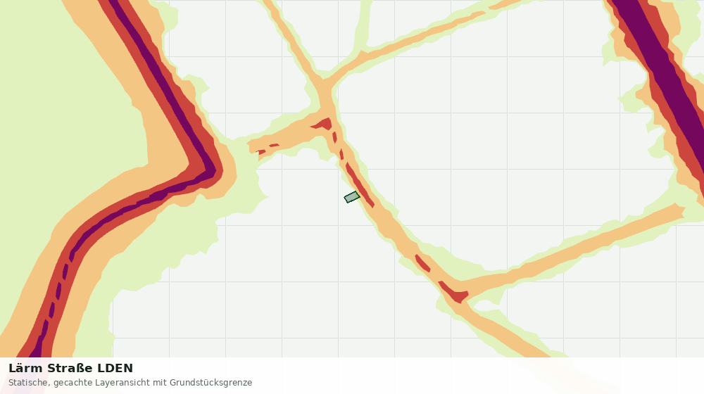 Statische Kartenansicht: Lärm Straße LDEN