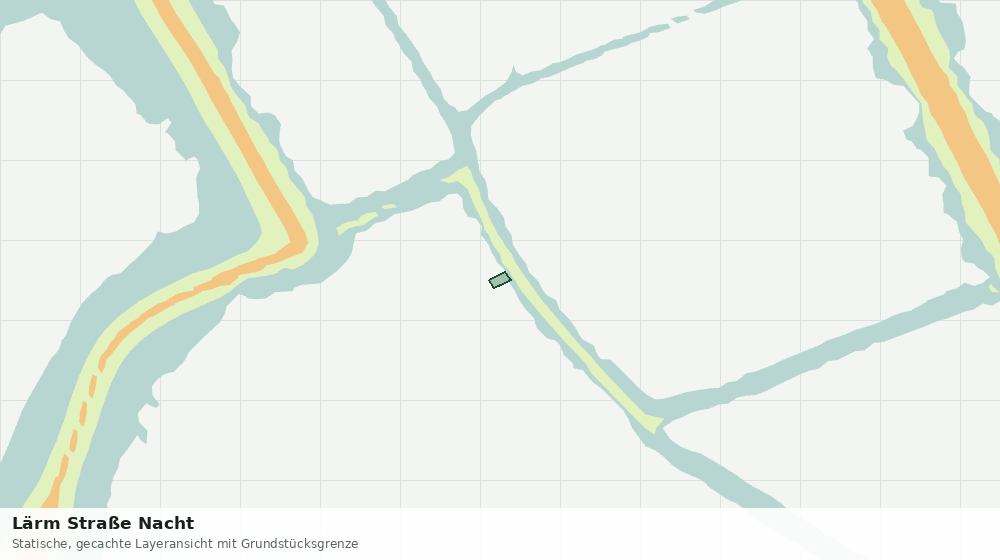 Statische Kartenansicht: Lärm Straße Nacht
