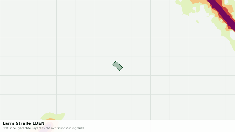 Statische Kartenansicht: Lärm Straße LDEN