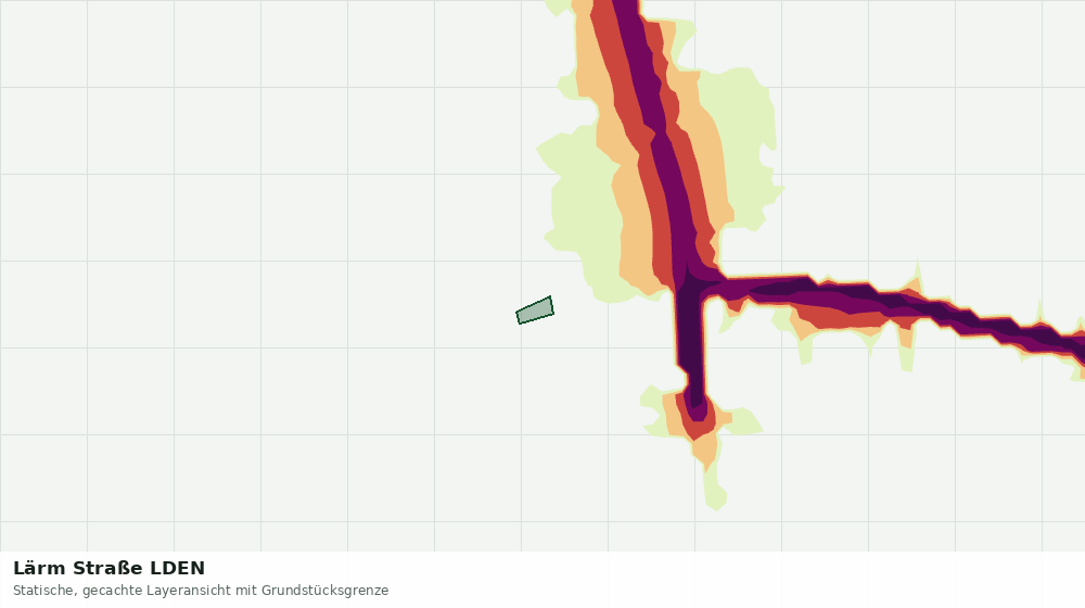 Statische Kartenansicht: Lärm Straße LDEN