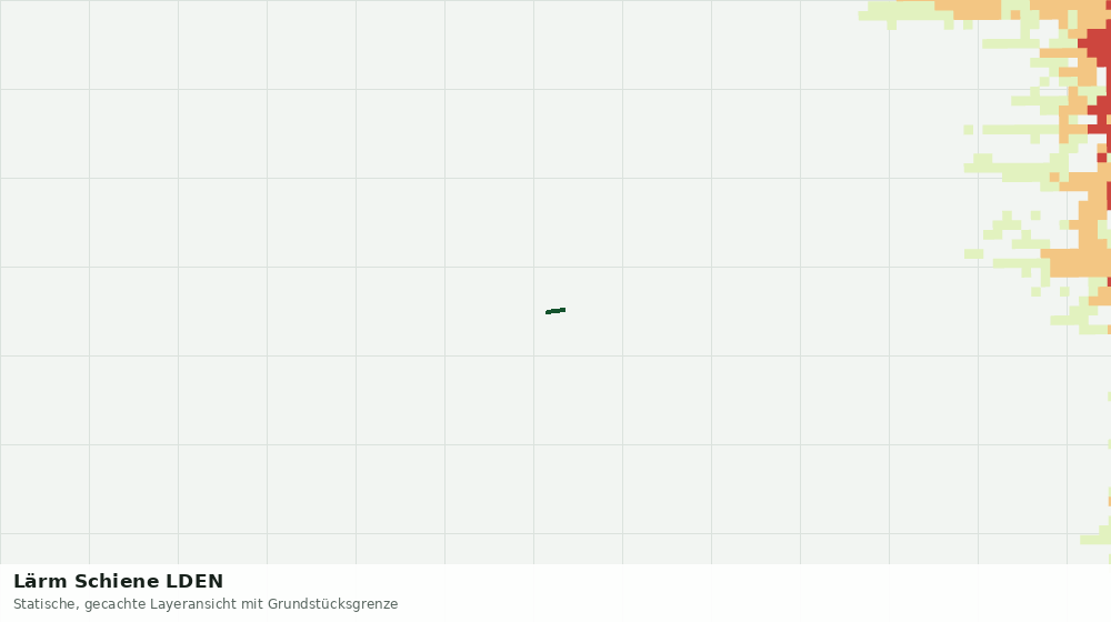 Statische Kartenansicht: Lärm Schiene LDEN