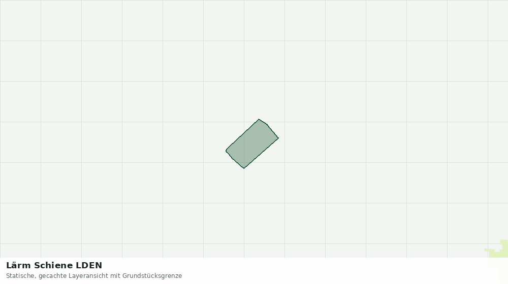 Statische Kartenansicht: Lärm Schiene LDEN