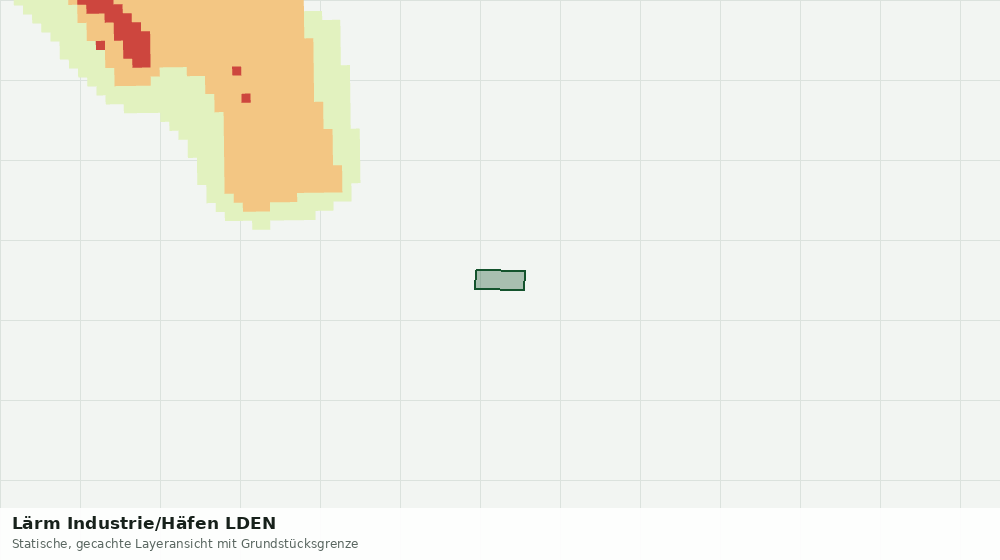 Statische Kartenansicht: Lärm Industrie/Häfen LDEN