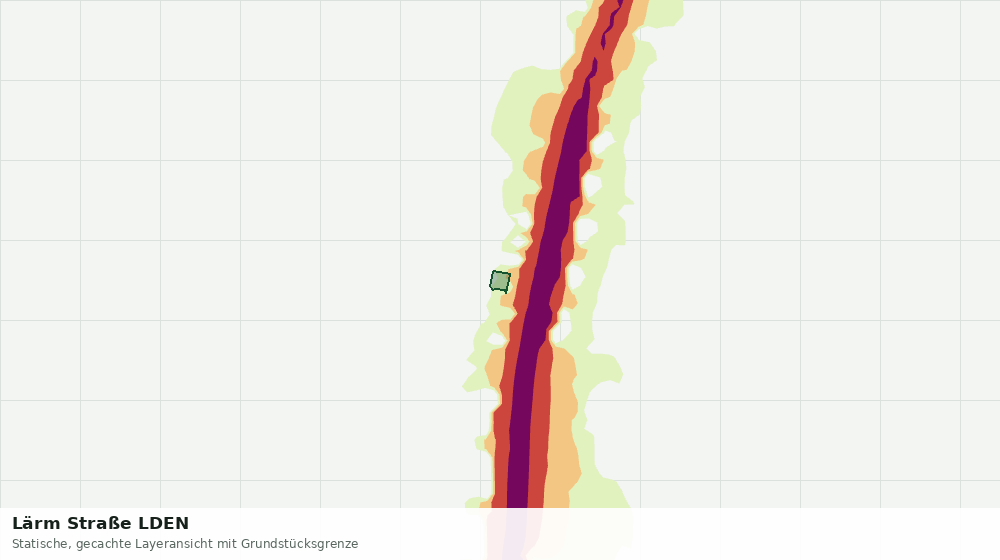 Statische Kartenansicht: Lärm Straße LDEN