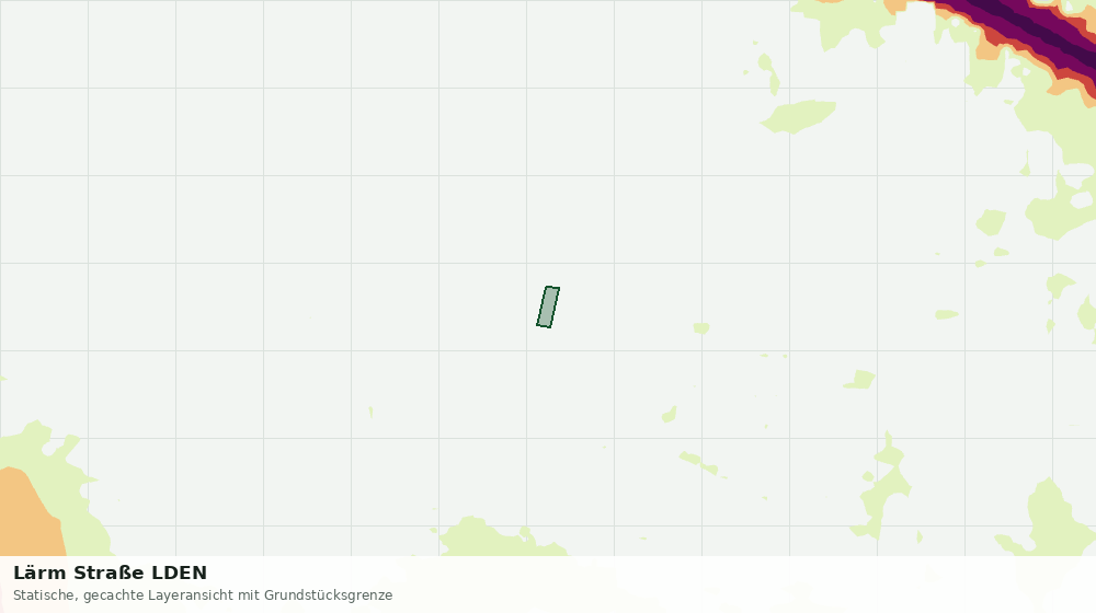 Statische Kartenansicht: Lärm Straße LDEN