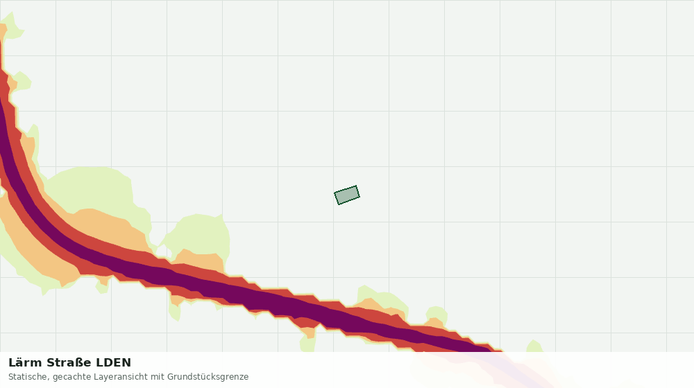 Statische Kartenansicht: Lärm Straße LDEN