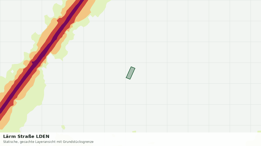 Statische Kartenansicht: Lärm Straße LDEN