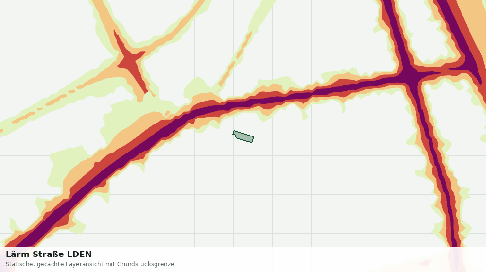 Statische Kartenansicht: Lärm Straße LDEN