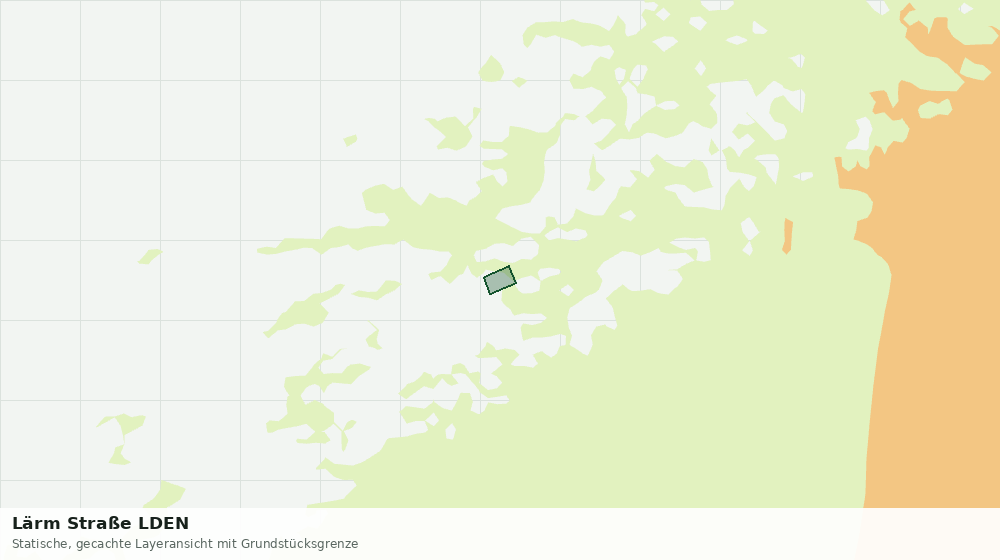 Statische Kartenansicht: Lärm Straße LDEN