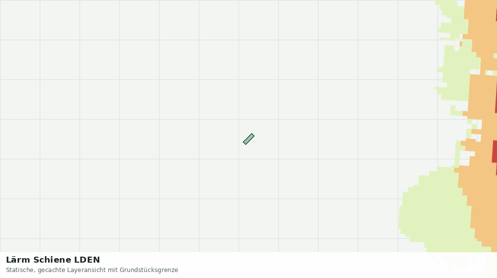 Statische Kartenansicht: Lärm Schiene LDEN