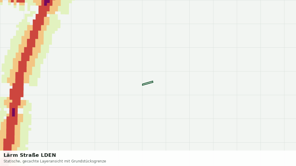 Statische Kartenansicht: Lärm Straße LDEN