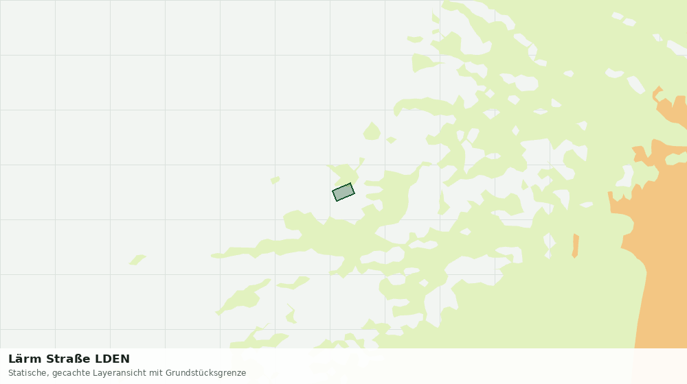 Statische Kartenansicht: Lärm Straße LDEN