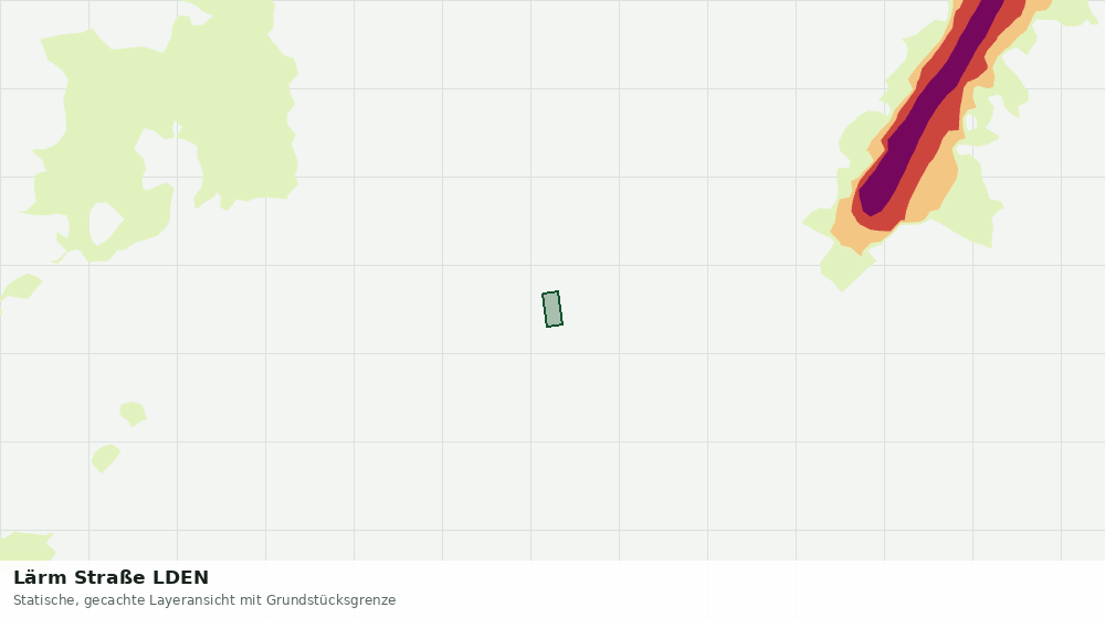 Statische Kartenansicht: Lärm Straße LDEN