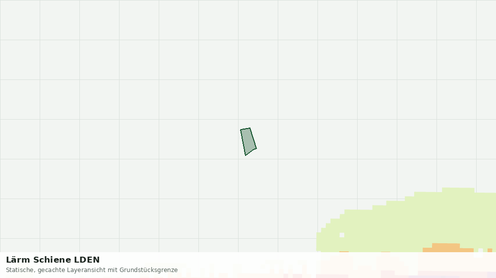 Statische Kartenansicht: Lärm Schiene LDEN