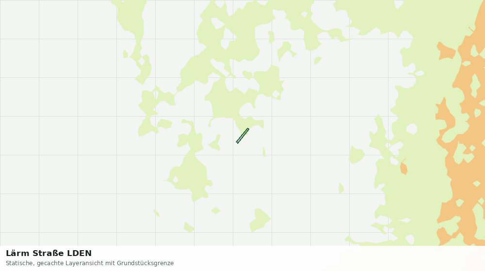 Statische Kartenansicht: Lärm Straße LDEN