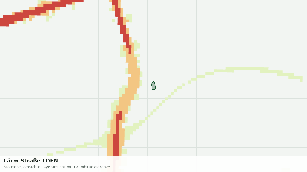 Statische Kartenansicht: Lärm Straße LDEN