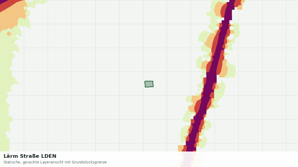Statische Kartenansicht: Lärm Straße LDEN