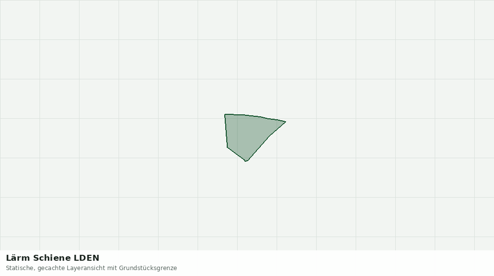 Statische Kartenansicht: Lärm Schiene LDEN