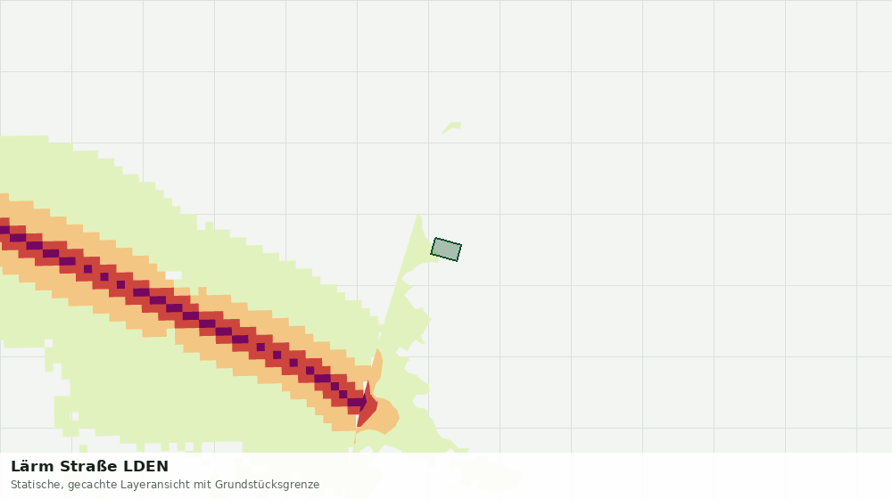 Statische Kartenansicht: Lärm Straße LDEN