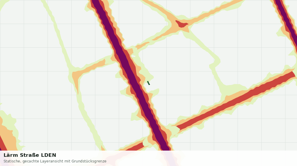 Statische Kartenansicht: Lärm Straße LDEN