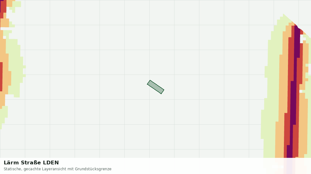 Statische Kartenansicht: Lärm Straße LDEN