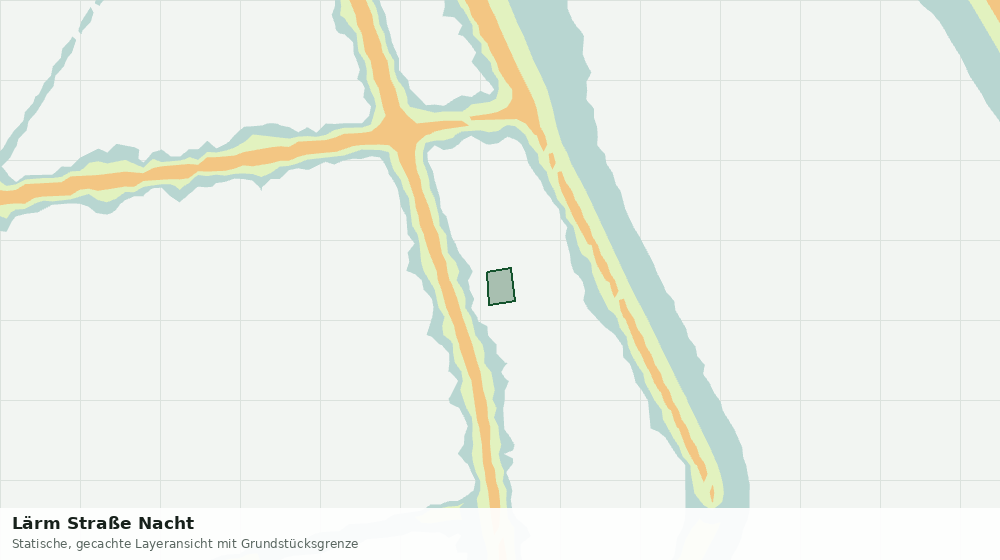 Statische Kartenansicht: Lärm Straße Nacht