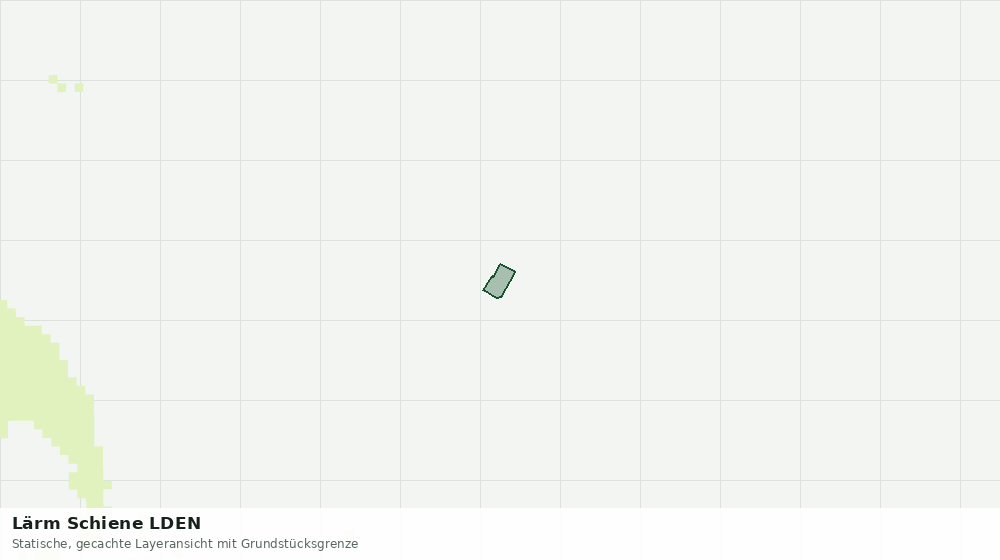 Statische Kartenansicht: Lärm Schiene LDEN