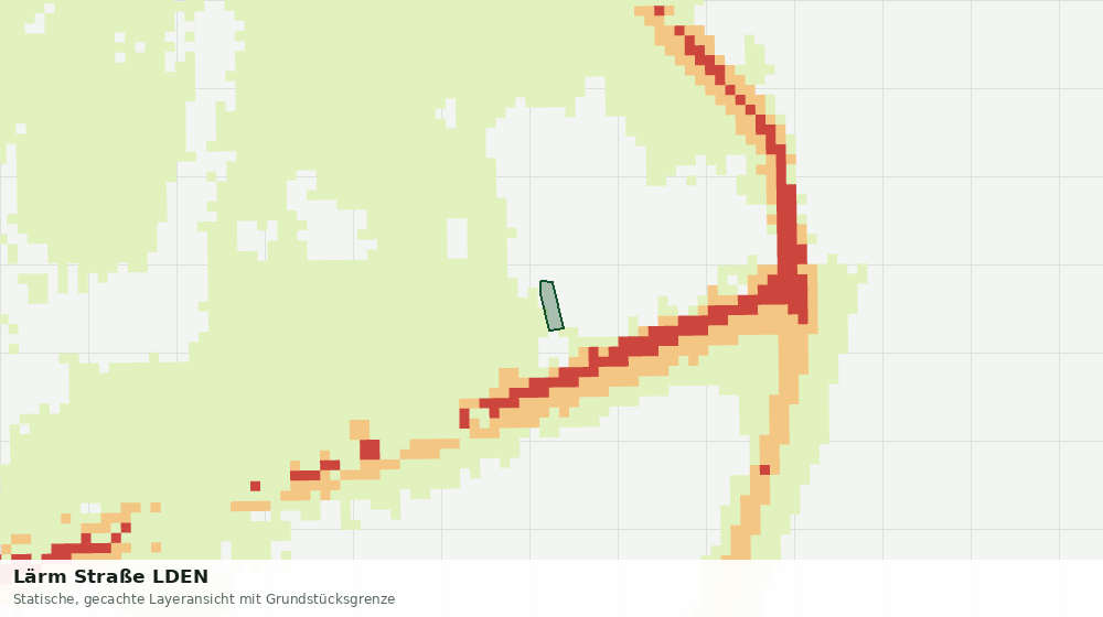 Statische Kartenansicht: Lärm Straße LDEN