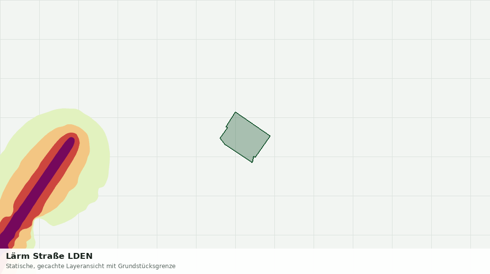Statische Kartenansicht: Lärm Straße LDEN