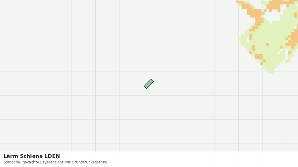 Statische Kartenansicht: Lärm Schiene LDEN