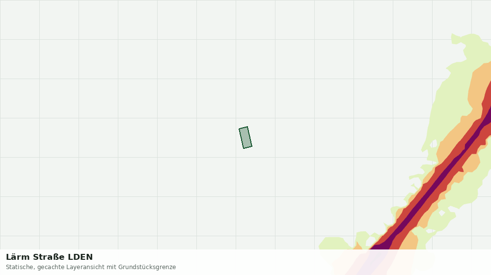 Statische Kartenansicht: Lärm Straße LDEN