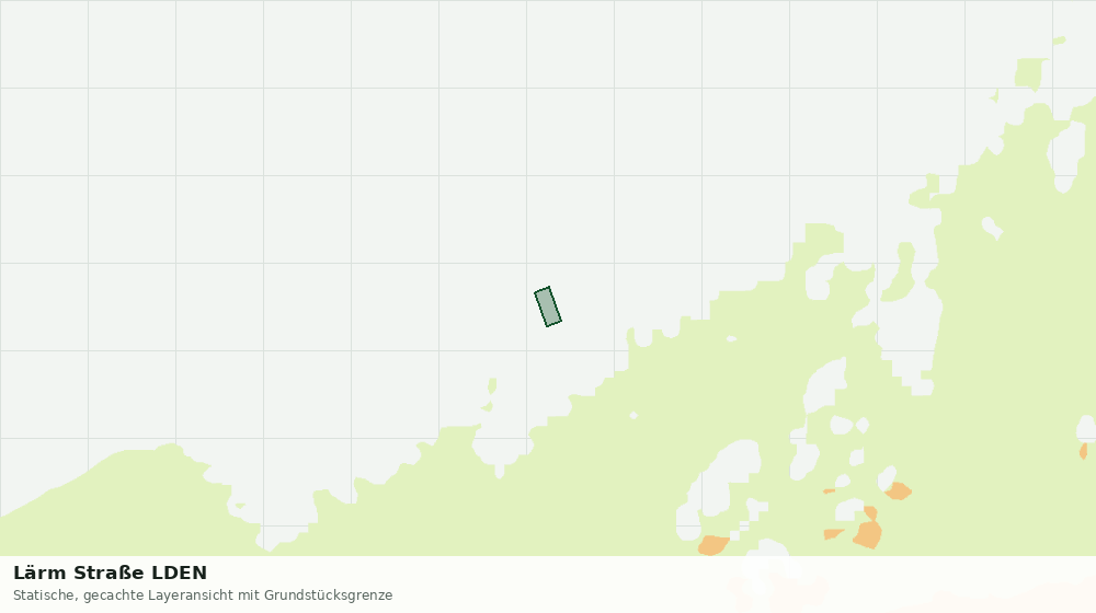 Statische Kartenansicht: Lärm Straße LDEN