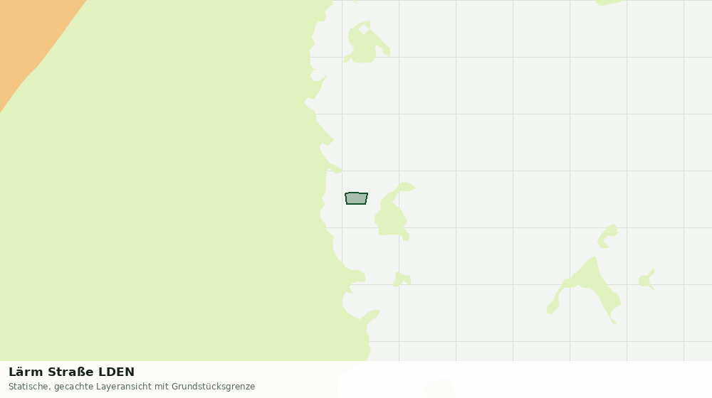Statische Kartenansicht: Lärm Straße LDEN