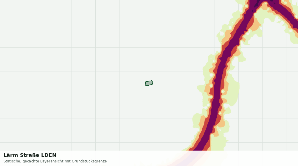 Statische Kartenansicht: Lärm Straße LDEN