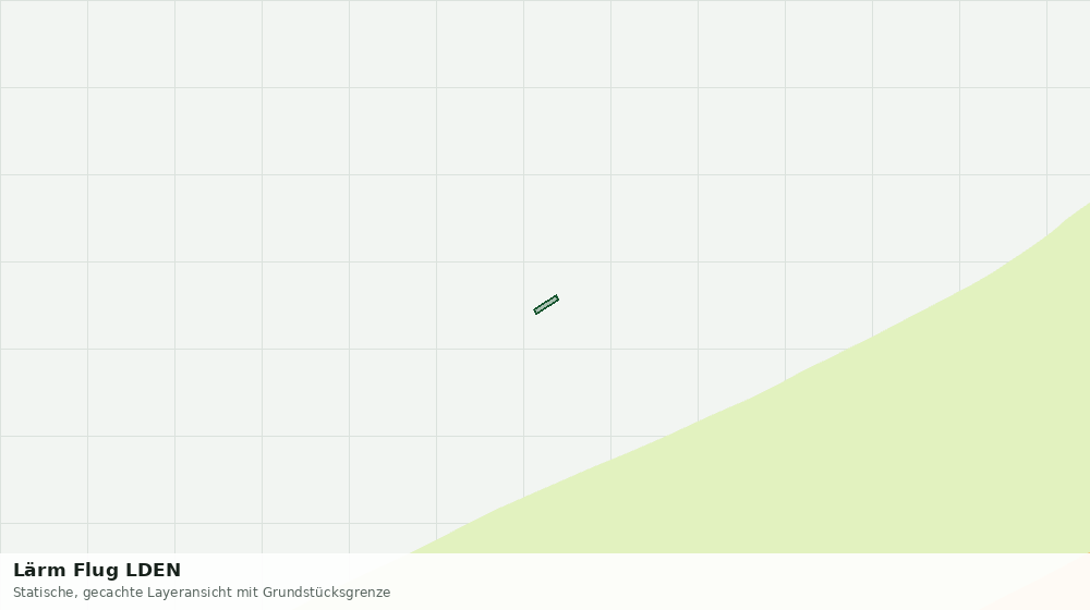 Statische Kartenansicht: Lärm Flug LDEN