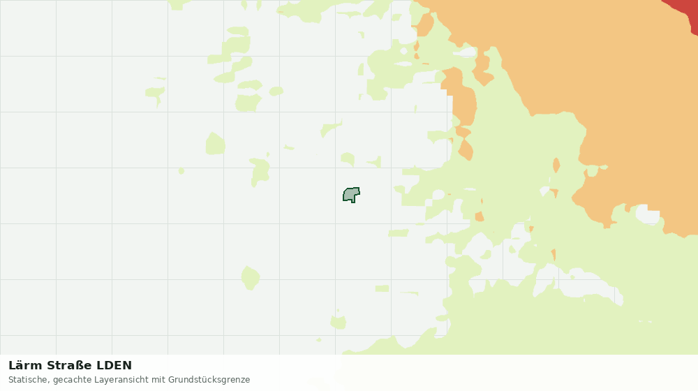 Statische Kartenansicht: Lärm Straße LDEN